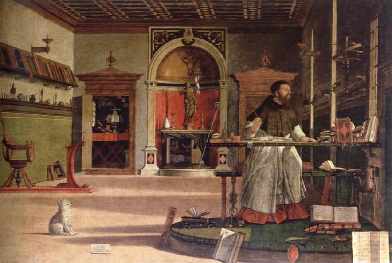 Vittore Carpaccio vision of st.augustine oil painting picture